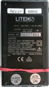 Lite-On - Charger - PA-1600-19M - 19V 3.2A (Original)