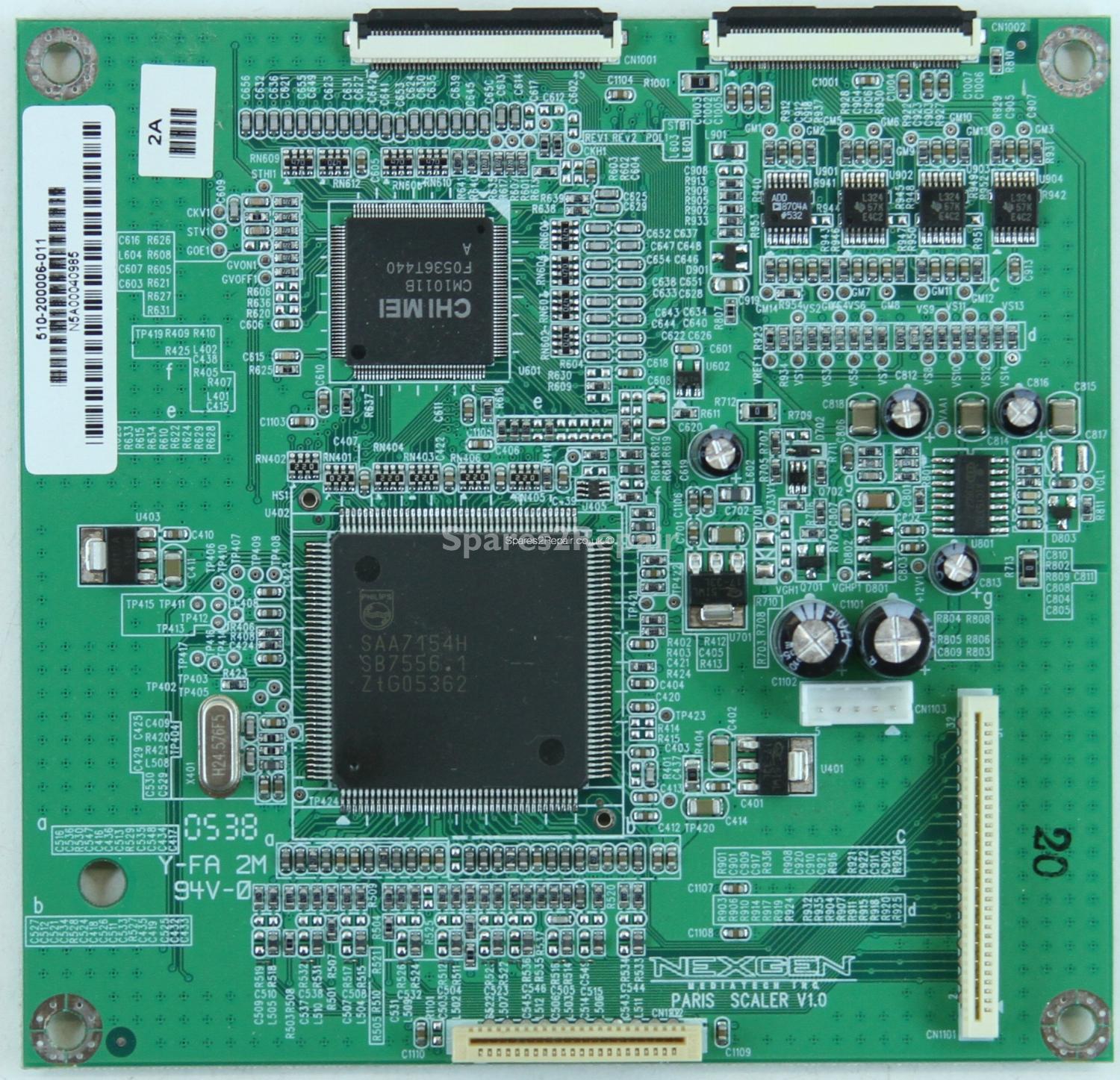 Matsui LM20N2 - Scaler Board - PARIS SCALER V1.0 - 510-200006-011