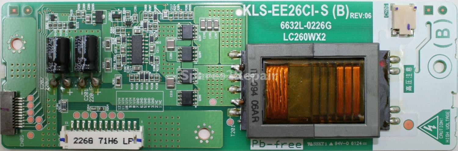 Panasonic TX-26LMD70 - Inverter - KLS-EE26CI-S B - Rev.06 - 6632L-0226G - LC260WX2