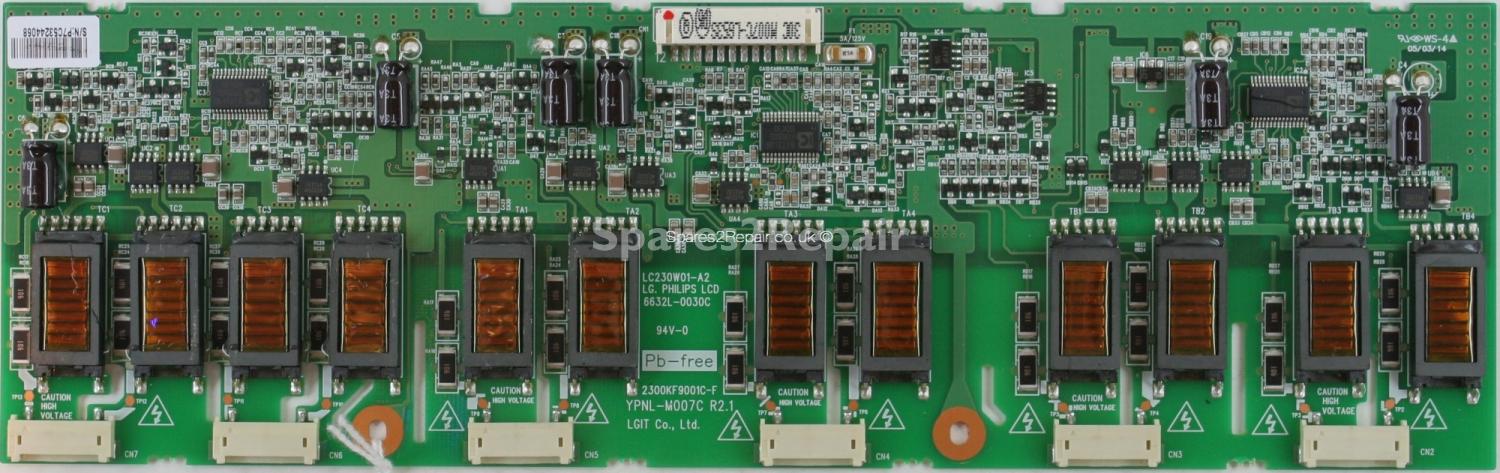 Philips 23PF4321/10 - Inverter - 6632L-0030C - 2300KF9001C - YPNL-M007C R2.1 - LC230W01-A2