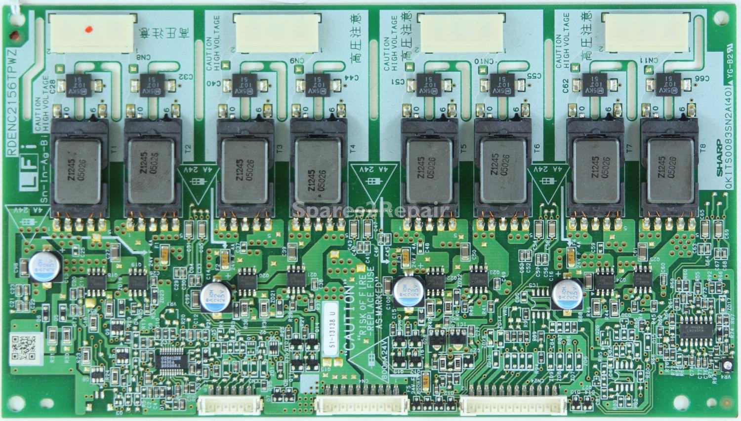Philips 32PF9956/12 - Inverter - QKITS0083SN2A(40) - RDENC2156TPWZ - 51-13138 U