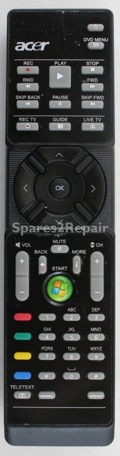 Acer RC804V-B Remote Control (Original)