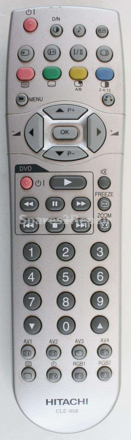 Hitachi CLE-958 Remote Control (Original)
