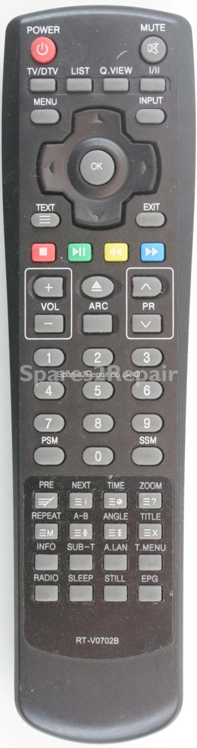 Viewpia RT-V0702B Remote Control (Original)