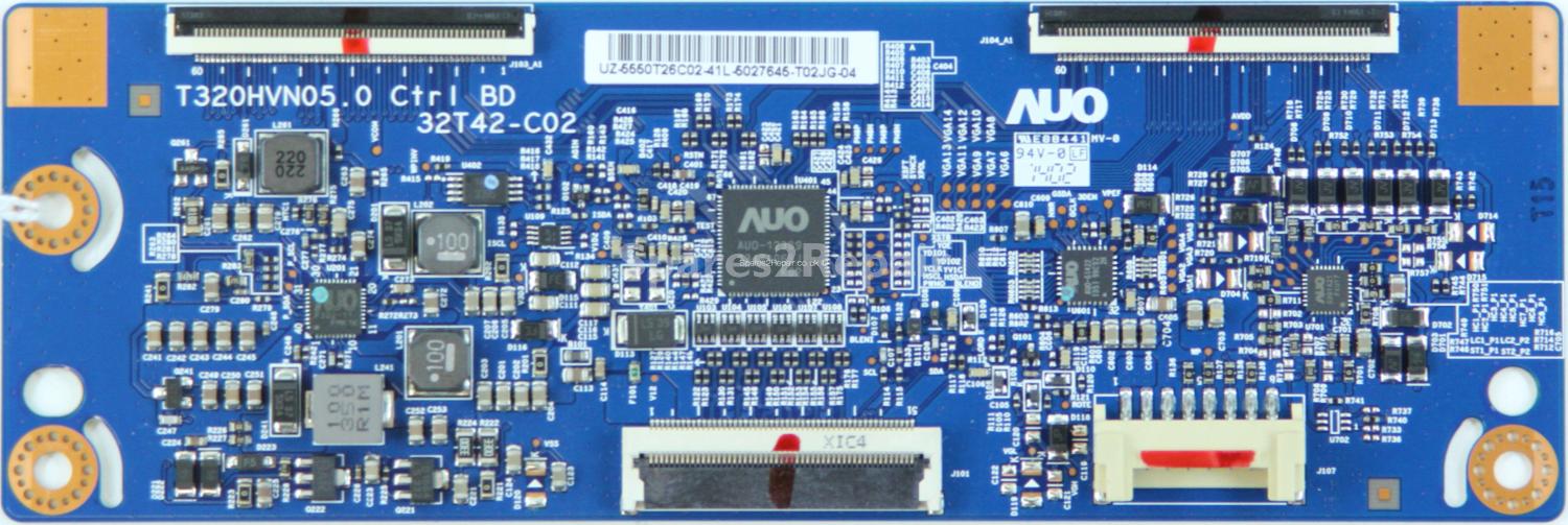 Samsung UE50H5500AK - T-Con - 55.50T26.C02 - 32T42-C02 - T320HVN05.0 Ctrl BD