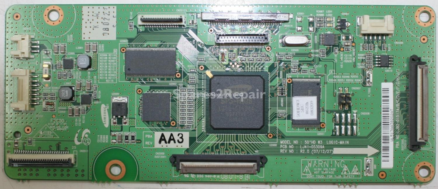 Samsung PS-50A456P2D - LVDS - LJ92-01517A A5 - LJ41-05309A R2.1 - 50 HD W3 LOGIC-MAIN