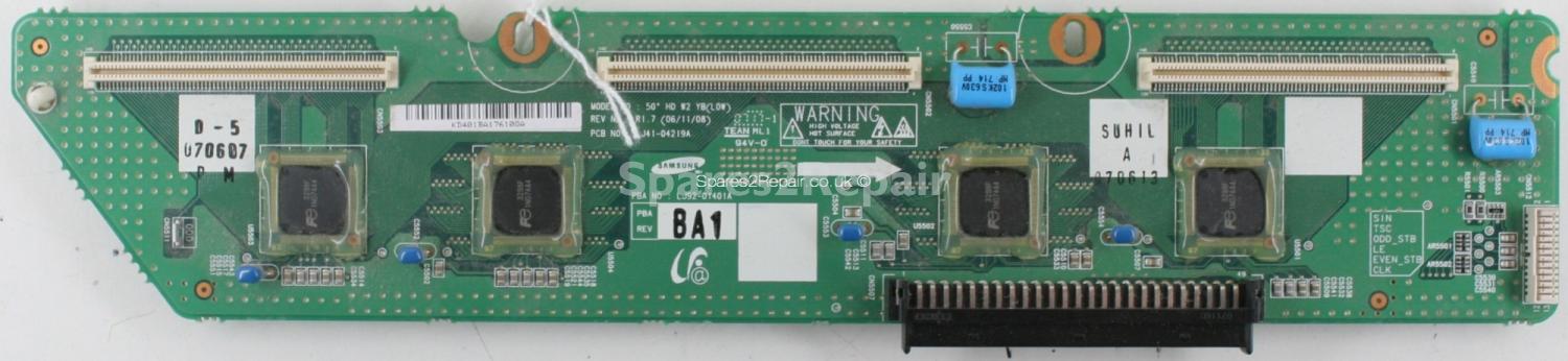 Samsung PS-50Q97HD - DRV - LJ92-01401B A1 - LJ41-04219A - R1.7 - 50 HD W2 YB(LOW)