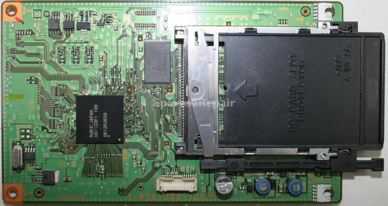 Sony KDL-46X2000 - Card Reader - 1-870-700-12 - 172758512 - CFE-060-FXE-05 - A1189655A