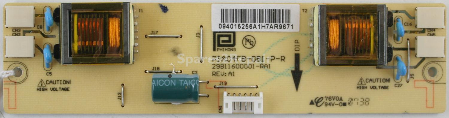 Wharfedale L19T11W-C - Inverter - PIA04FB-081-P-R - 29B11600001-RA1 - REV:A1